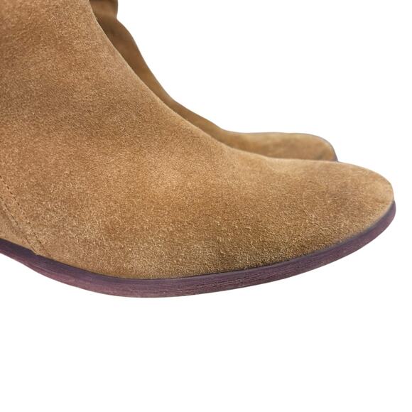 Sam Edelman Polina Suede Leather Chunky Block Heel Ankle Boots Booties Shoes 11 - Picture 13 of 16